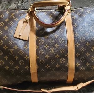 Monogram Canvas Keepall Bandouliere 60